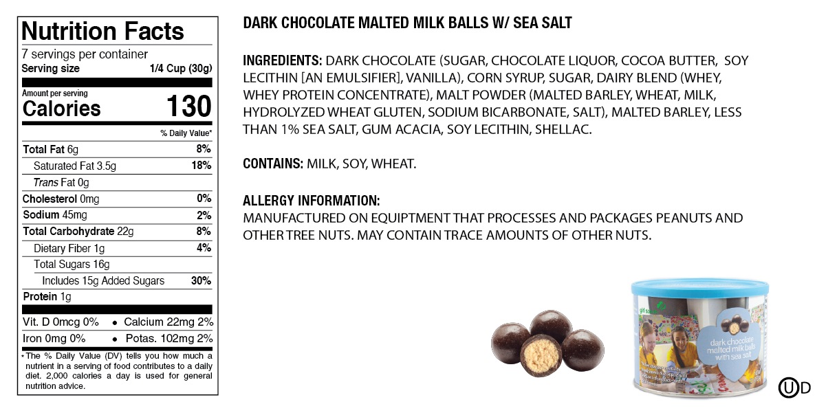 Trophy Nut™ Nutrition Information